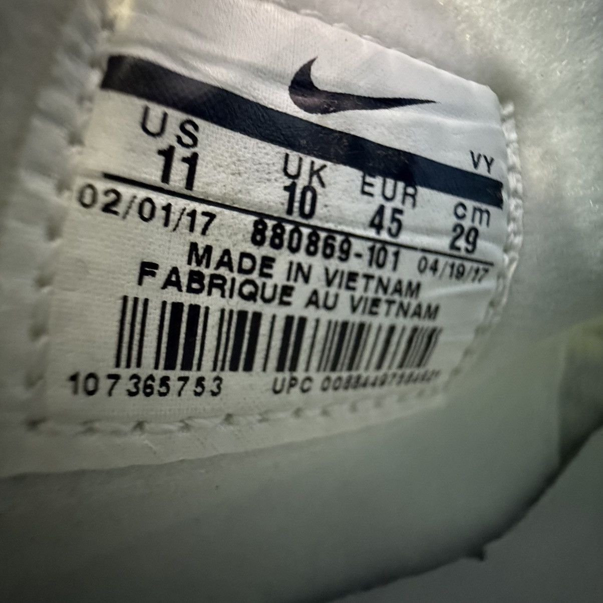 Nike Nike Air Shake NDestrukt Triple White Size US 11 / EU 44 - 5 Thumbnail
