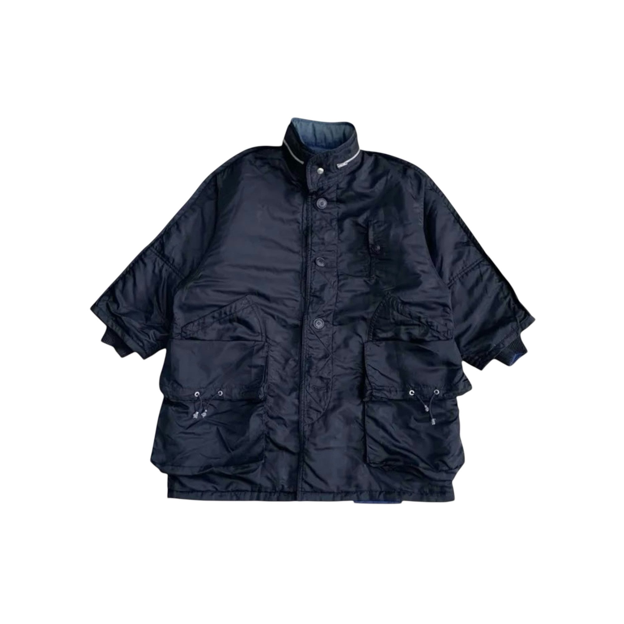 Issey Miyake Vintage 80s Issey Miyake Big Patch Pocket Reversible Jacket Size US XL / EU 56 / 4 - 5 Thumbnail