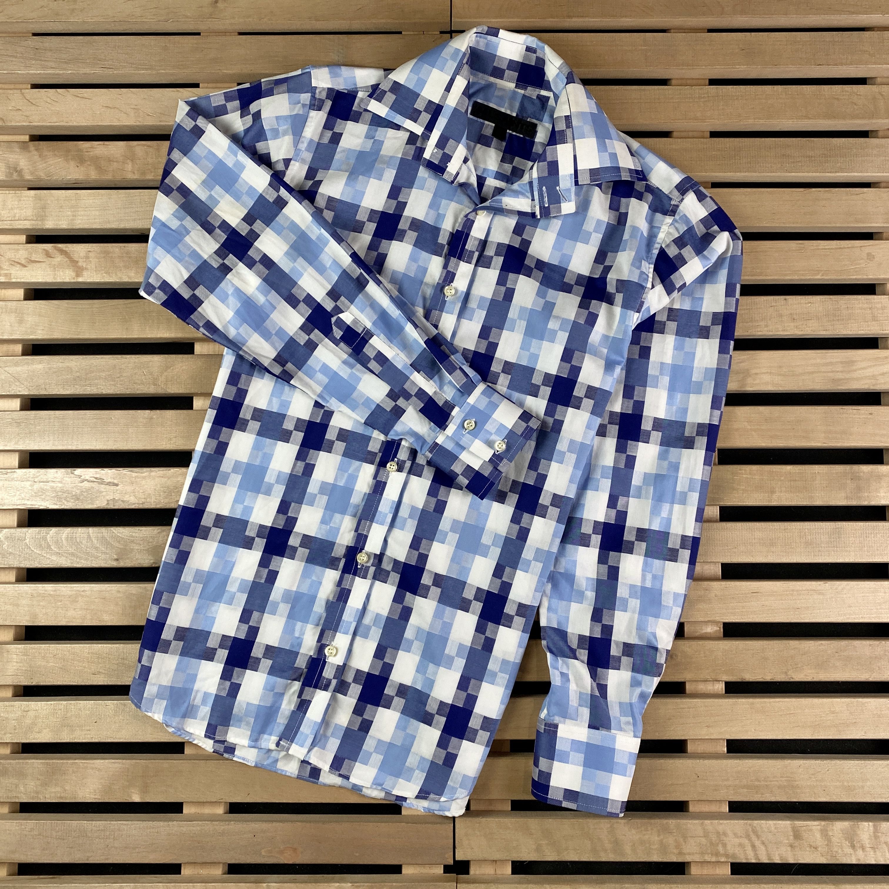 Allsaints Men’s Shirt Long Sleeve Allsaints Size S Multicolor Size US S / EU 44-46 / 1 - 1 Thumbnail