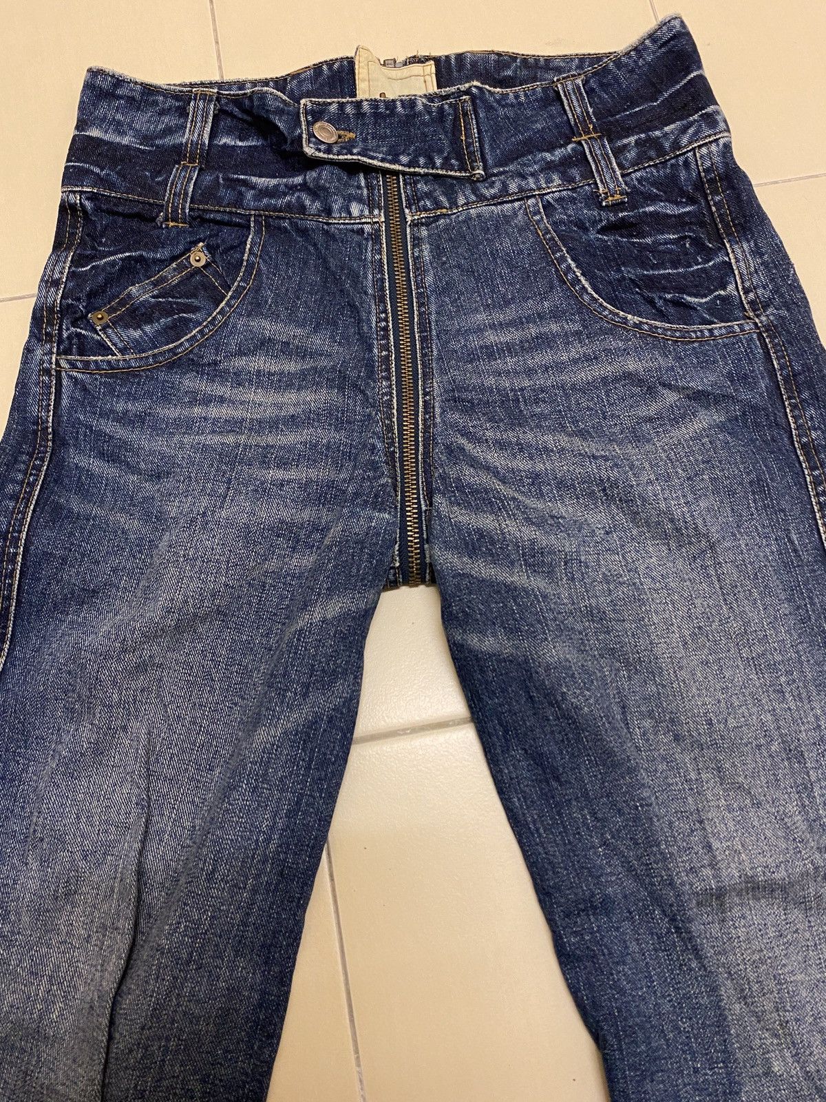If Six Was Nine × Japanese Brand Double Name All Around Zipper Jeans Size US 31 - 4 Thumbnail