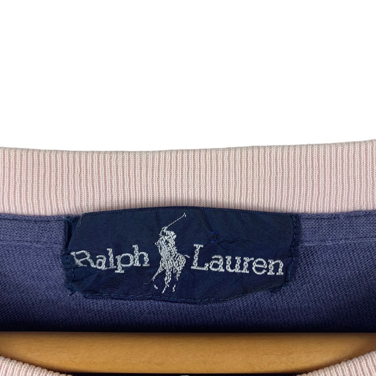 Polo Ralph Lauren × Vintage Vintage 80s POLO RALPH LAUREN Uni Crest T Shirt USA Race Ski Size US M / EU 48-50 / 2 - 3 Thumbnail