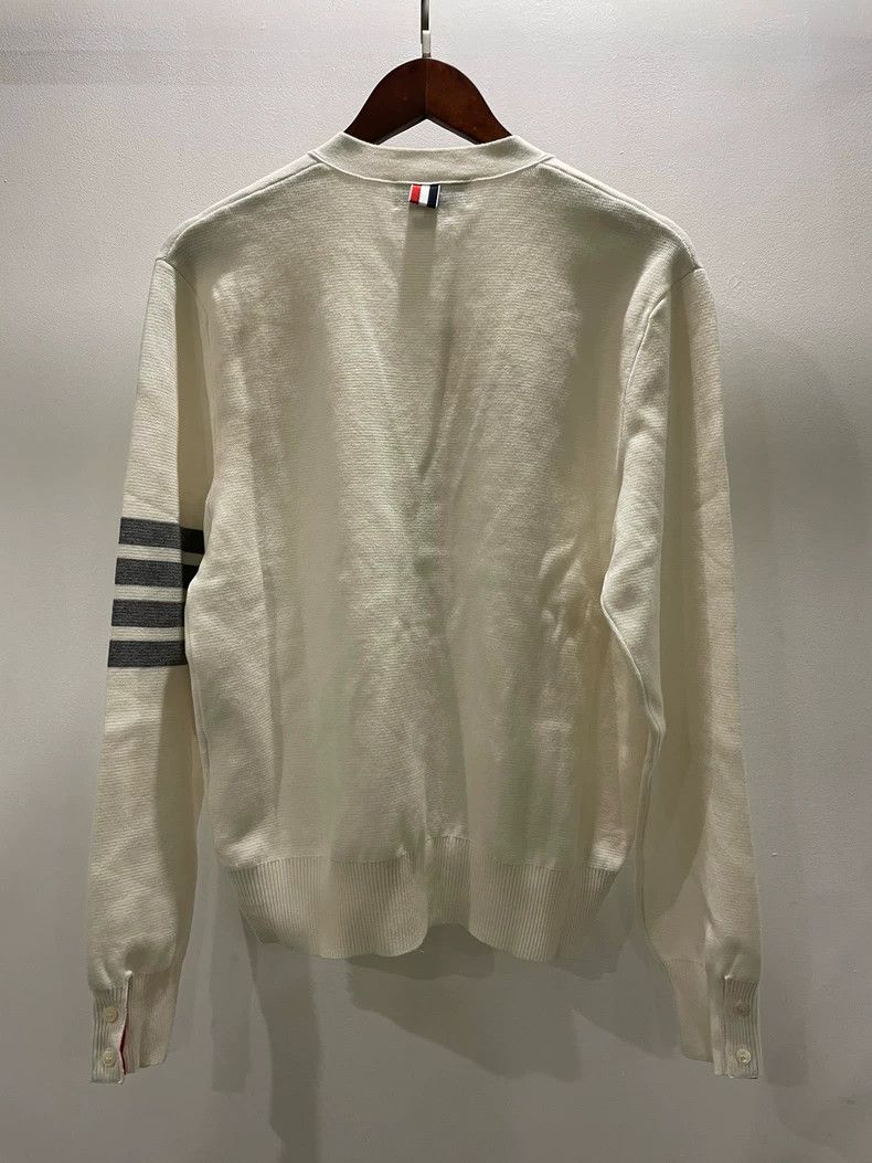 Thom Browne Thom Browne Logo Logo Striped Cardigan Knitwear 2503-Nextar Size US M / EU 48-50 / 2 - 4 Thumbnail