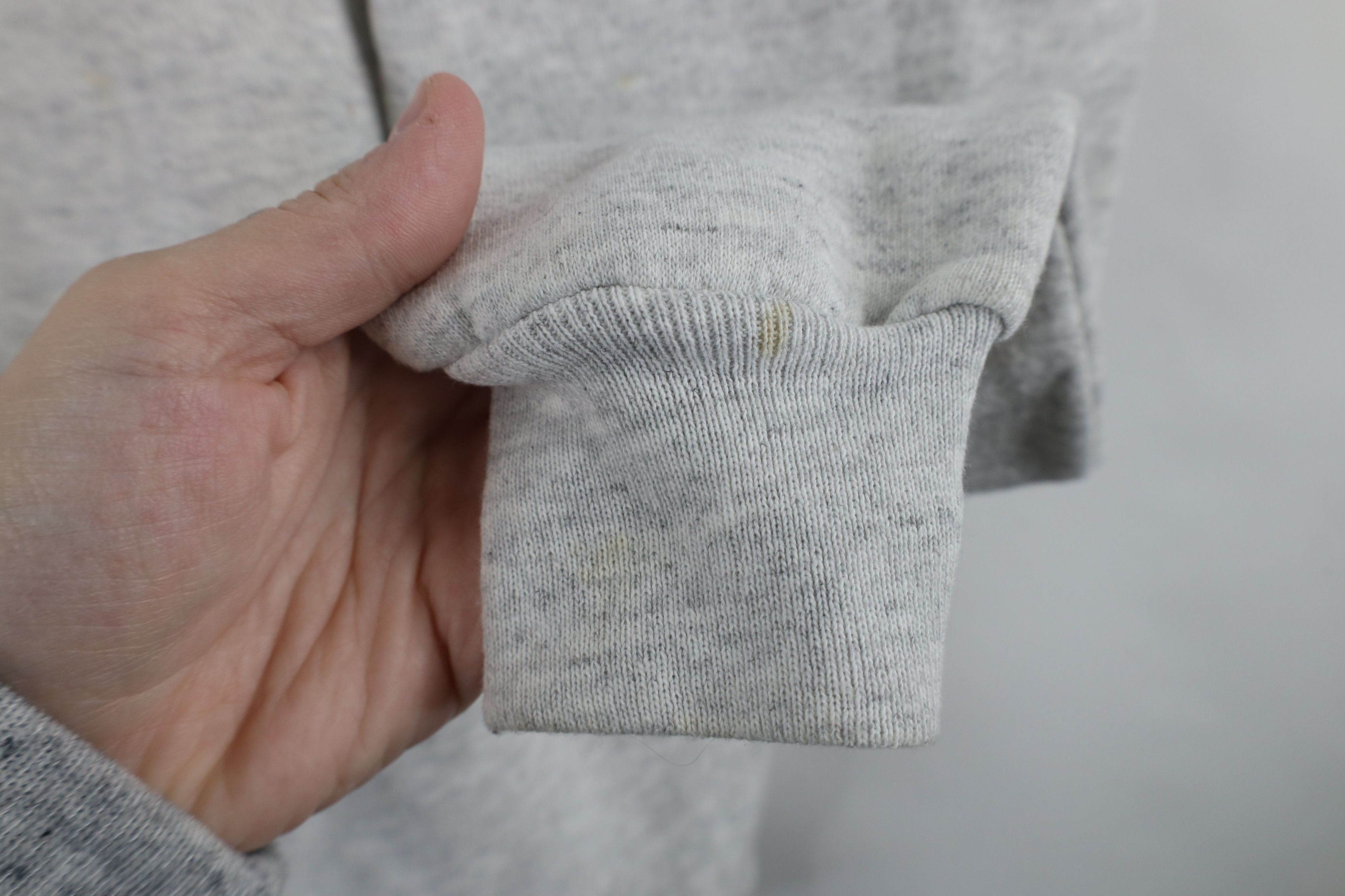 Vintage Vintage 90s Streetwear Crewneck Sweatshirt Heather Gray USA Size US XL / EU 56 / 4 - 4 Thumbnail