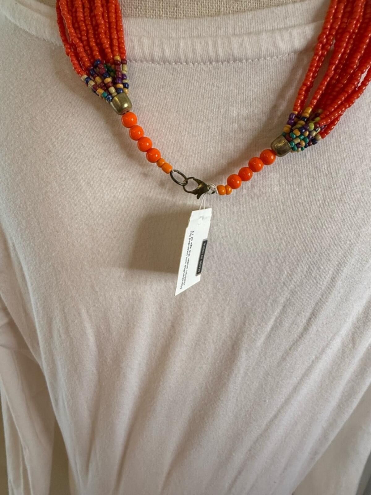 Ronnie Fieg Rion multicolored multi strand beaded chic necklace 15” Size ONE SIZE - 6 Thumbnail