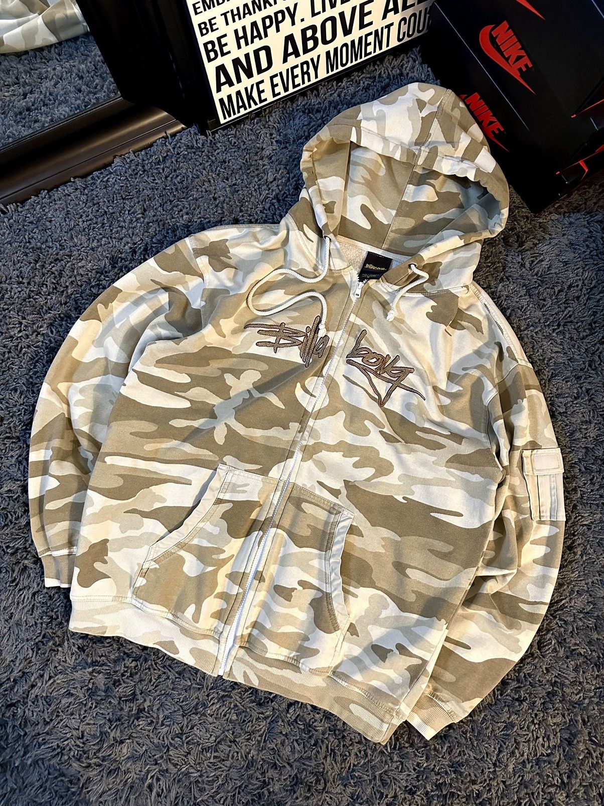 Billabong Y2K Billabong Full Zip Up Hoodie Size US L / EU 52-54 / 3 - 1 Thumbnail