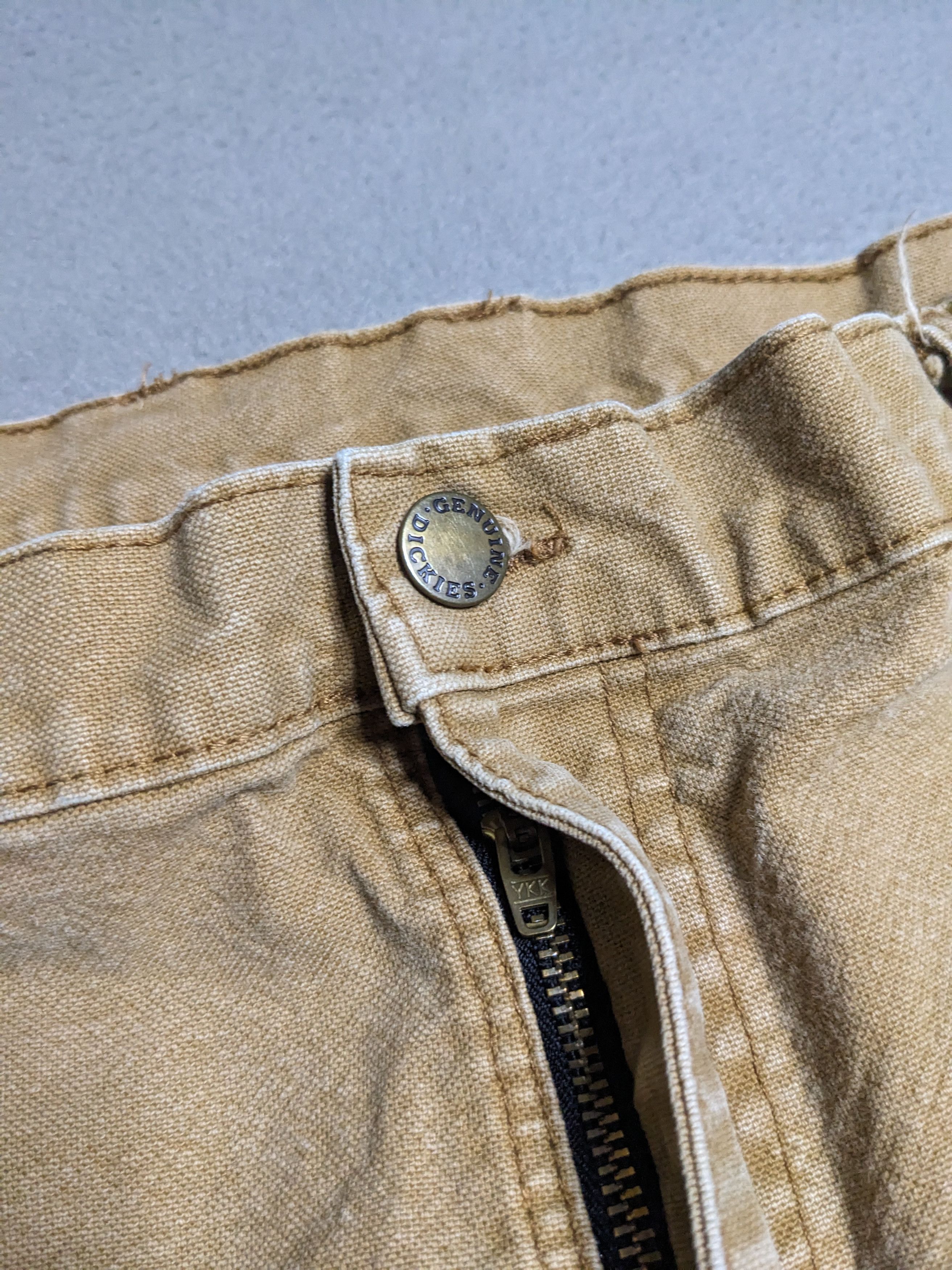 Dickies Dickies Carpenter Pants 38x30 Canvas Beige Distressed Faded Size US 38 / EU 54 - 9 Thumbnail