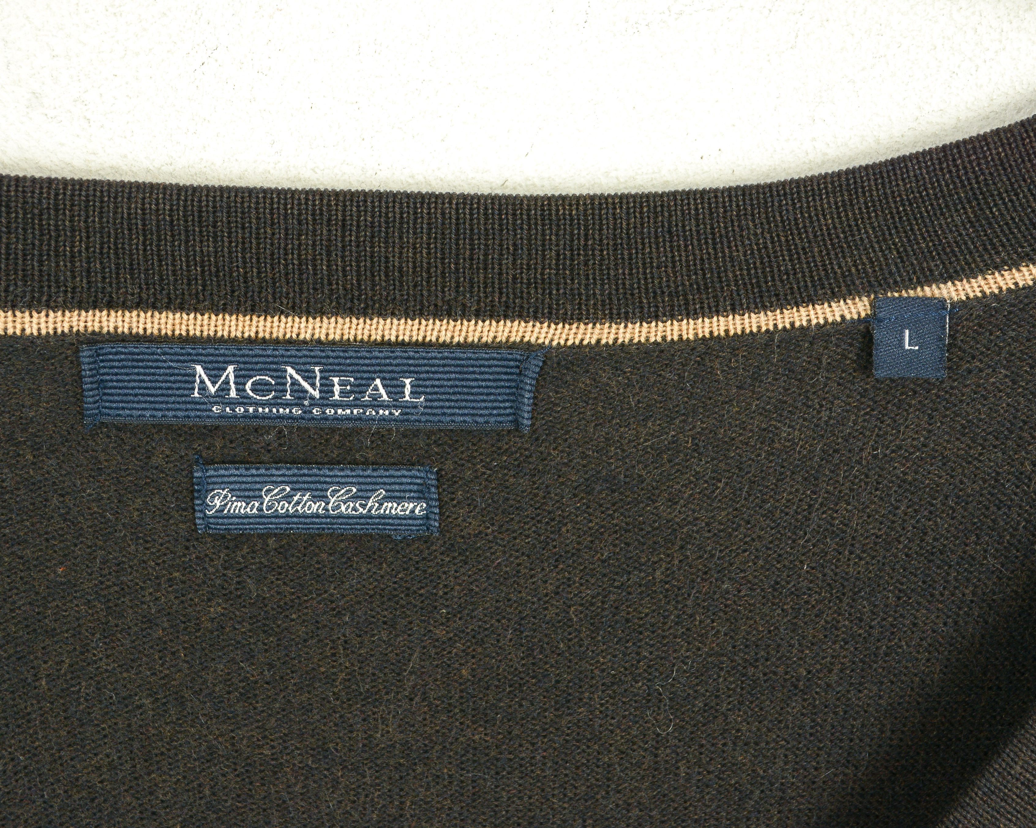Other MCNEAL Adam Cardigan Cashmere Sweater Jumper Deep V-Neck Size US L / EU 52-54 / 3 - 4 Thumbnail
