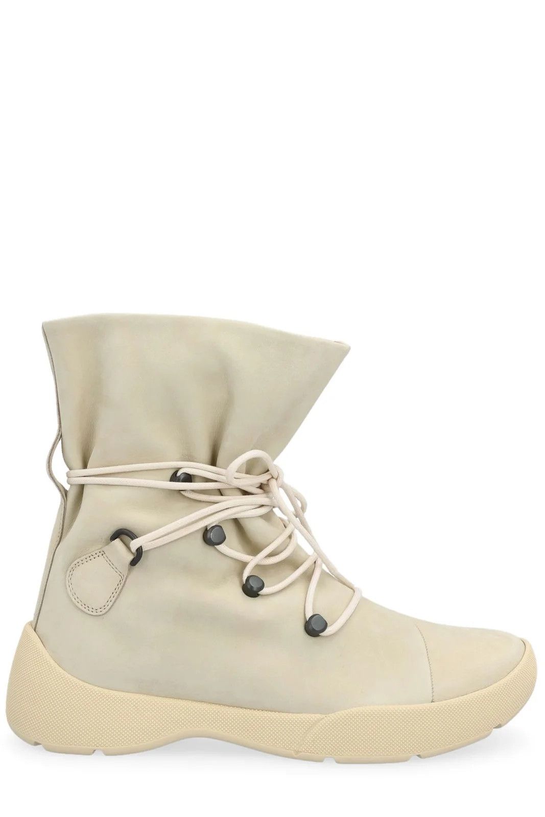 Loro Piana o1srvl11e0225 Round-Toe Lace-Up Boots in Beige Size US 10 / IT 40 - 1 Thumbnail