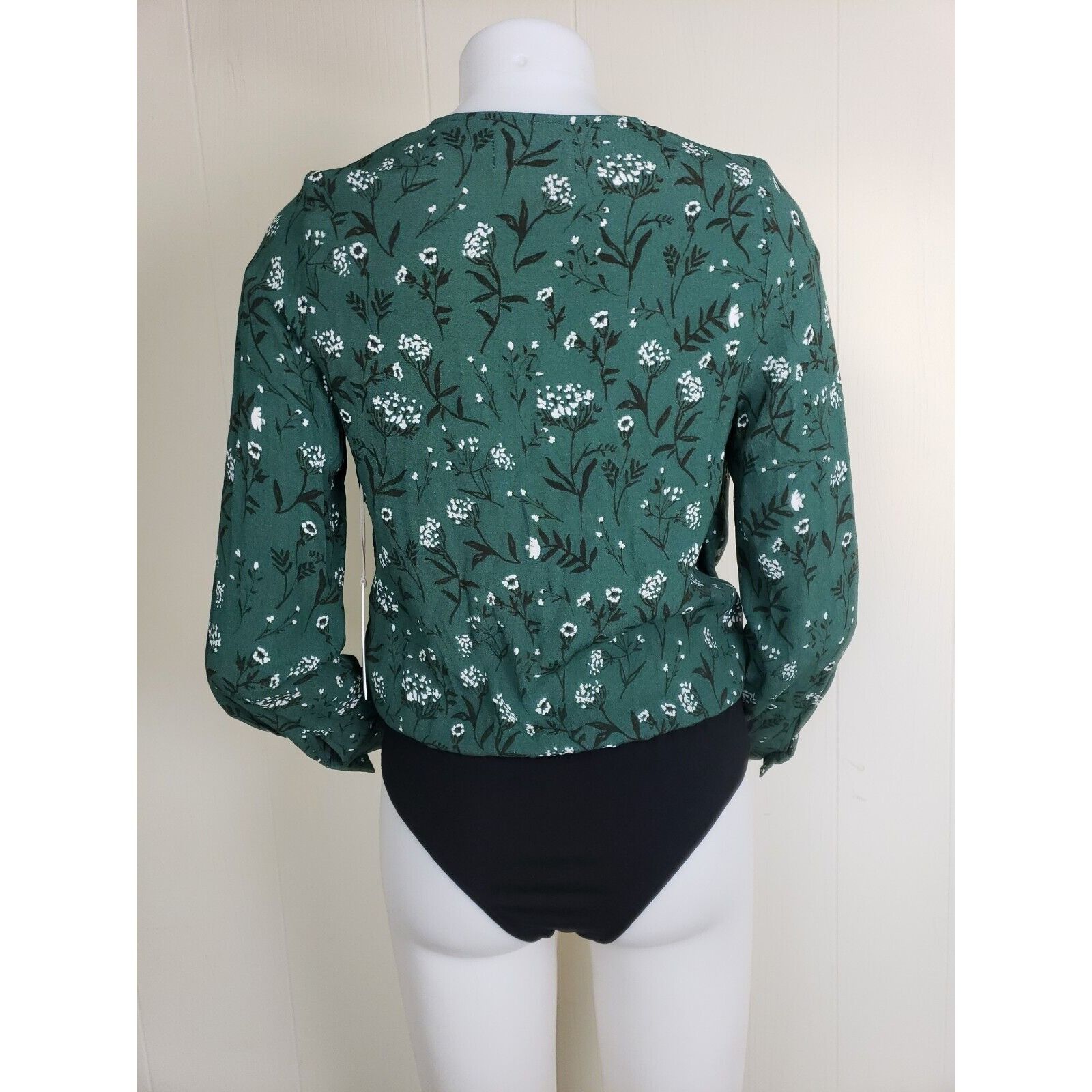 Other Revolve x Capulet Bodysuit Top Womens XS Green Floral Daria Size XS / US 0-2 / IT 36-38 - 6 Thumbnail