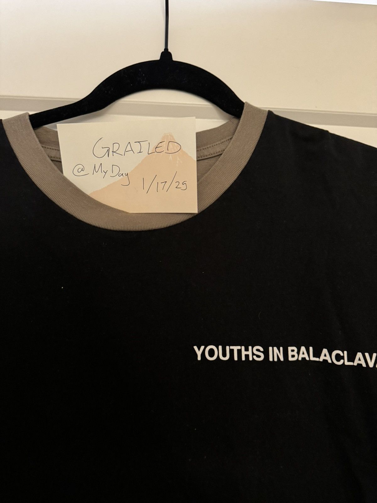 Youths In Balaclava Black & Brown Logo long sleeve Size US XL / EU 56 / 4 - 6 Thumbnail