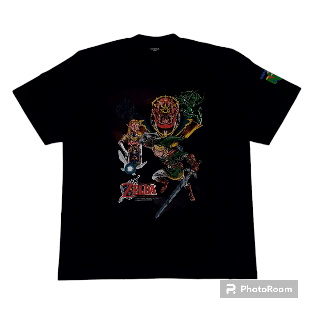 Anime × Nintendo 💥The Legend Of Zelda Ocarina Of Time T Shirt Size US XL / EU 56 / 4 - 2 Thumbnail