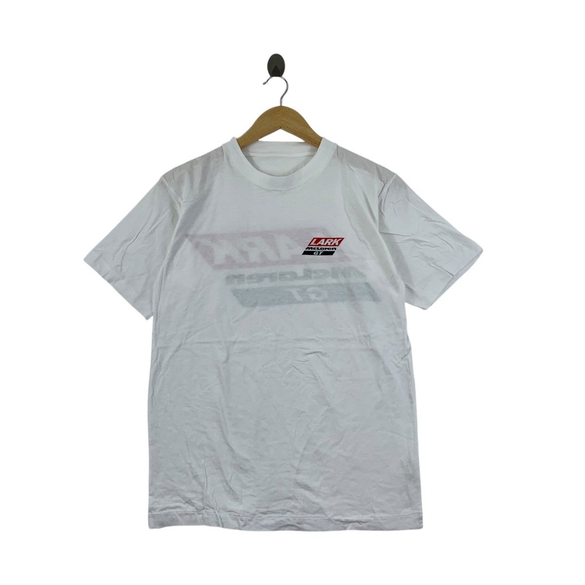 Vintage Vintage 1996 LARK MCLAREN GT Racing Team GTR Tee Shirt Top Size US S / EU 44-46 / 1 - 1 Thumbnail