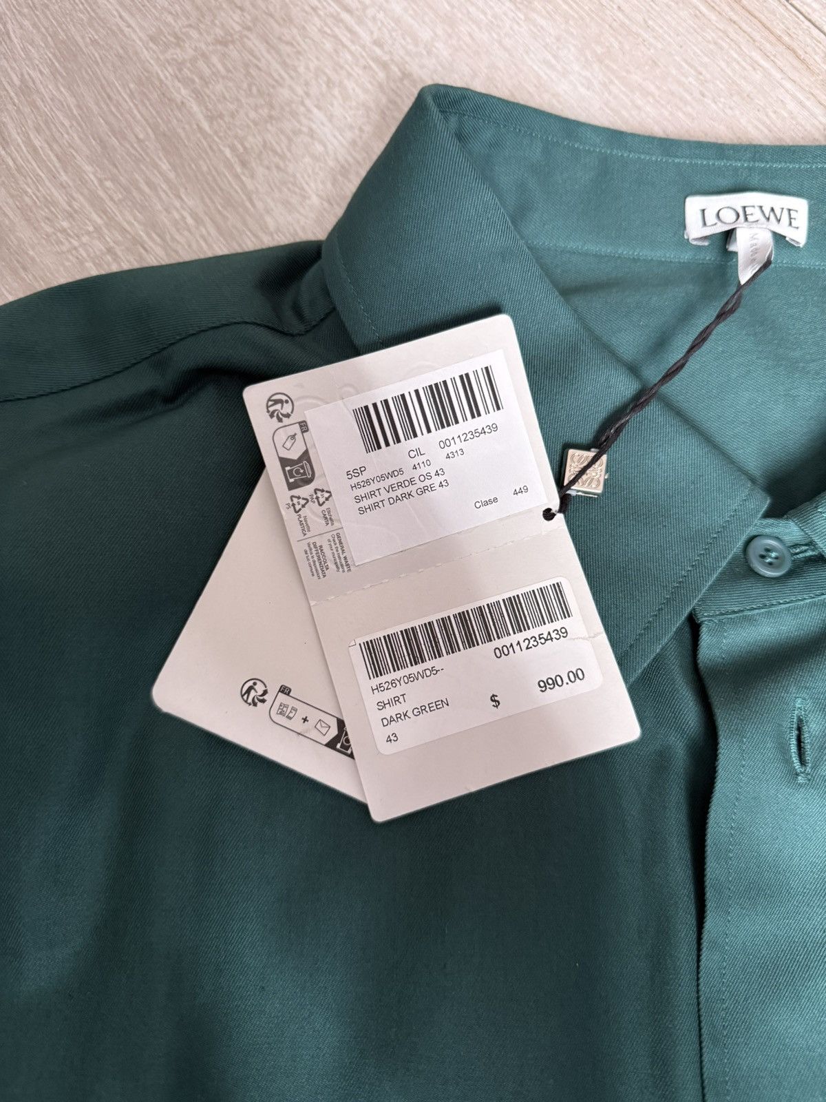 Loewe Loewe Cotton Button Up Size US XL / EU 56 / 4 - 3 Thumbnail