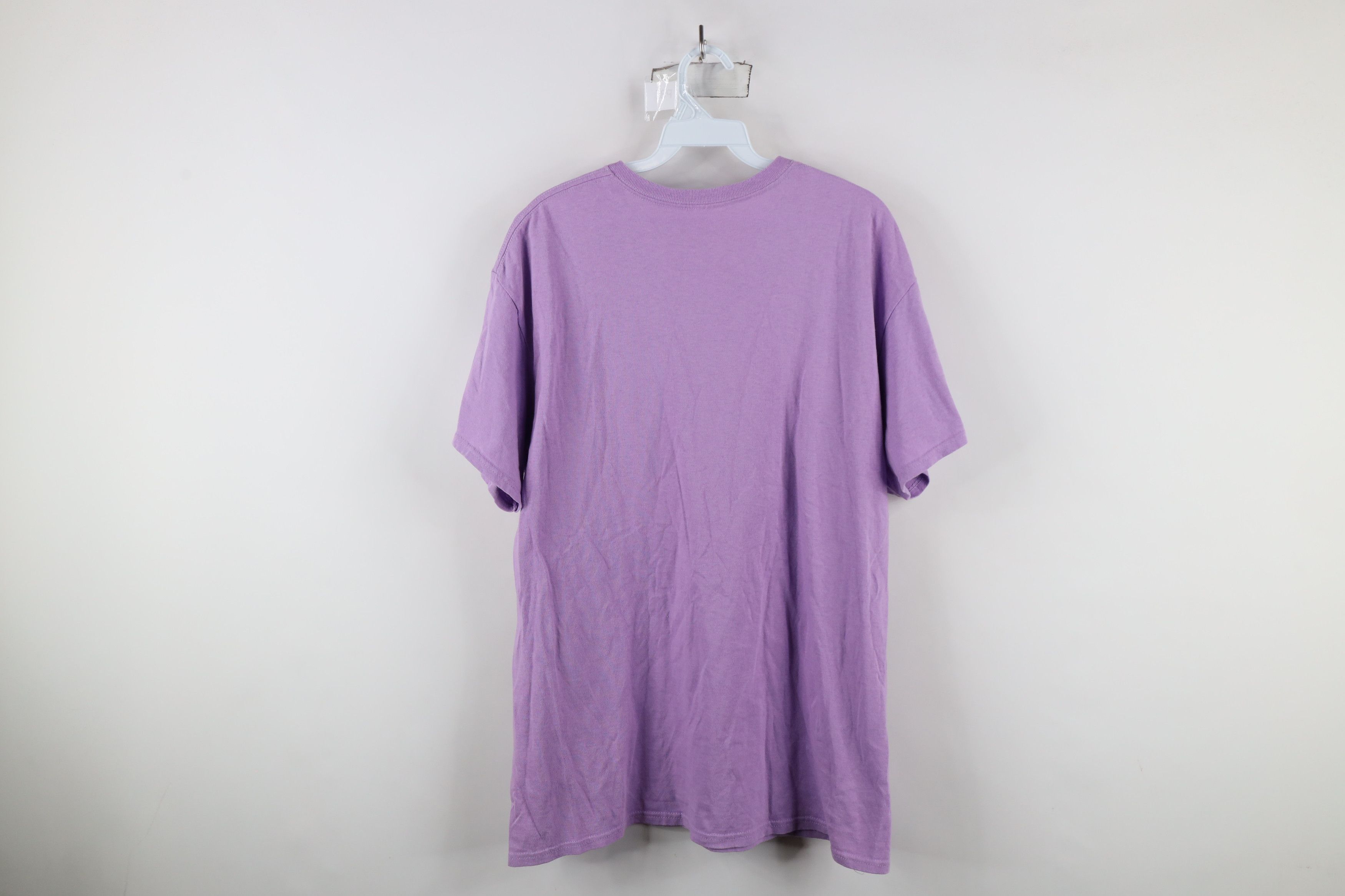Vintage Vintage 90s Streetwear Kitten Flower Garden T-Shirt Purple Size L / US 10 / IT 46 - 7 Thumbnail