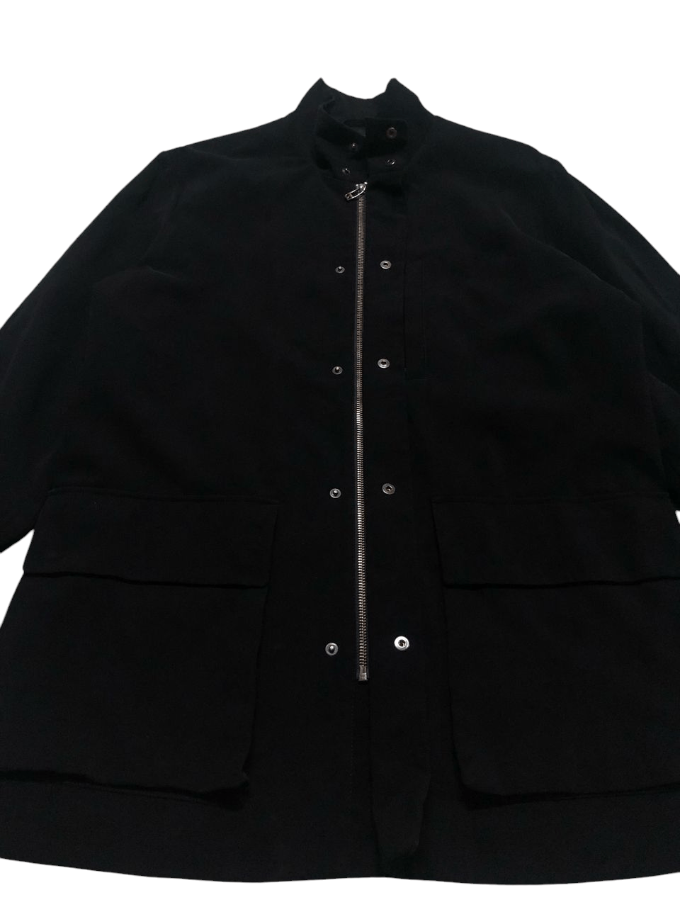 Bally BALLY ALL BLACK OVER COAT ZIPPER BUTTON Size US M / EU 48-50 / 2 - 4 Thumbnail