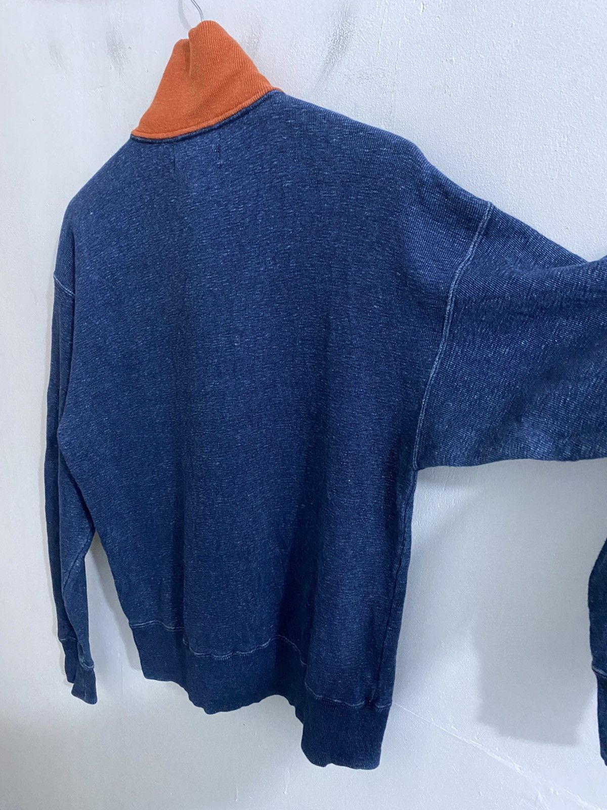 45rpm Joubu De Nagamochi 45RPM Half Zip TwoTone Sweater Size US L / EU 52-54 / 3 - 9 Thumbnail