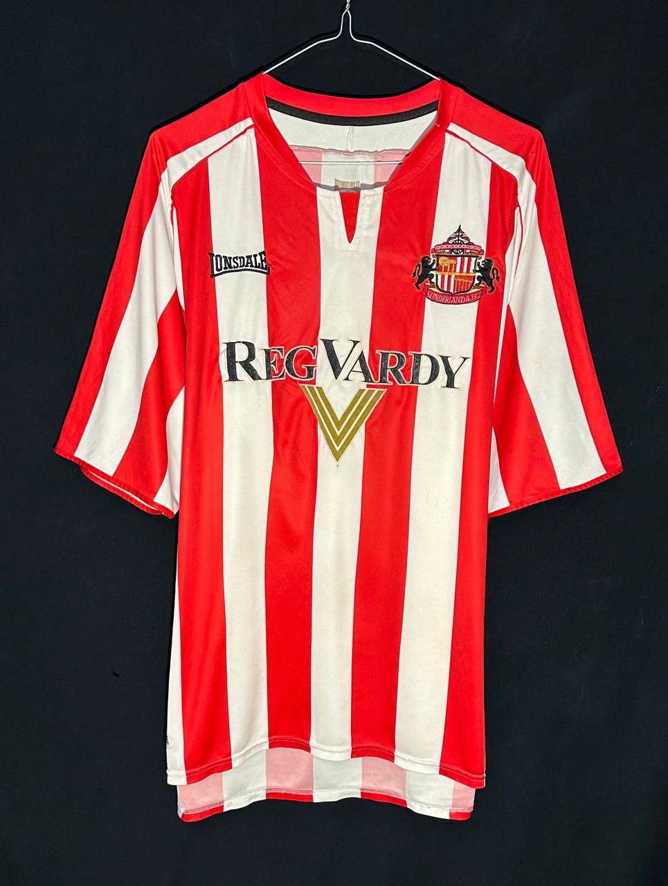 Lonsdale Sunderland 2005 2007 Home Lonsdale Football Shirt Jersey Size US XL / EU 56 / 4 - 1 Thumbnail