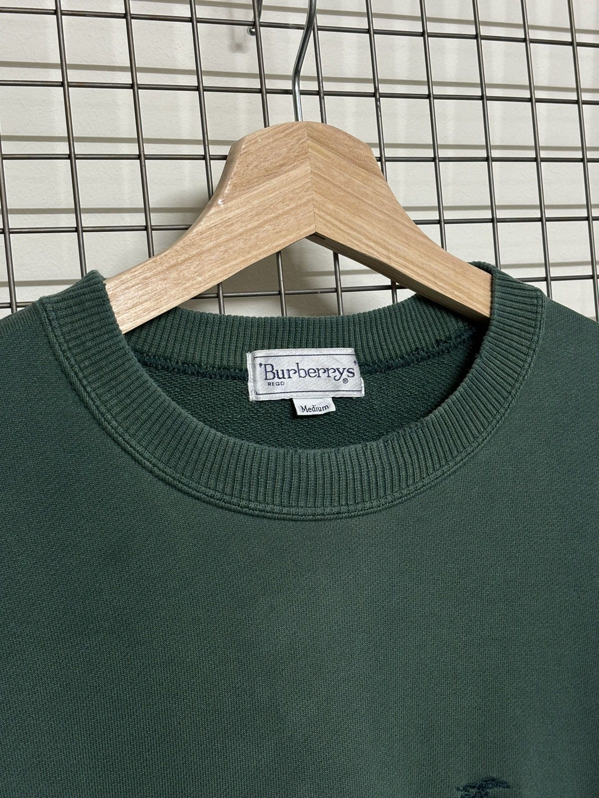 Burberry × Vintage Vintage Burberrys Of London Spell out Sweatshirt Size US L / EU 52-54 / 3 - 6 Thumbnail