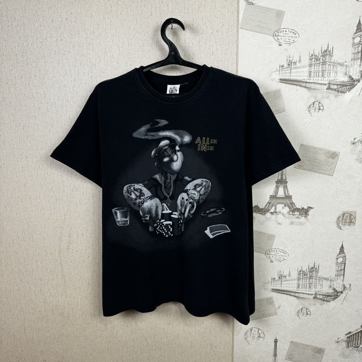 Cartoon Network × Vintage Vintage Popeye T shirt All in Gambling Poker Cartoon 2009 XL Size US XL / EU 56 / 4 - 1 Thumbnail