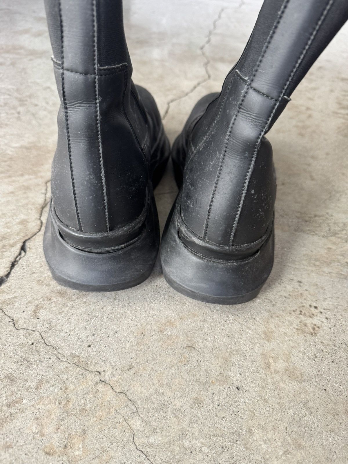 Rick Owens × Rick Owens Drkshdw RICK OWENS ABSTRACT BEETLE BOOT Size US 8 / EU 41 - 3 Thumbnail