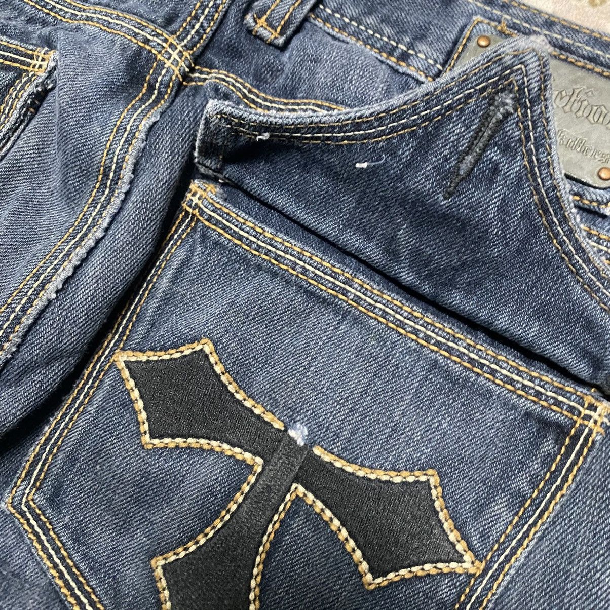 Affliction Vintage Y2K AFFLICTION Denim Embroidered Jeans Size US 32 / EU 48 - 13 Thumbnail