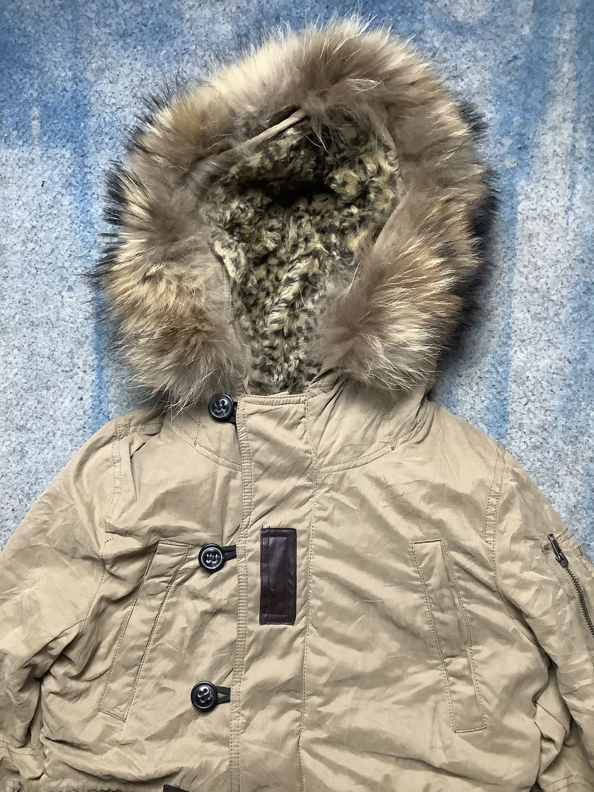 If Six Was Nine × Le Grande Bleu (L.G.B.) × MOUSSY Moussy Leopard Fur Jacket If Six Was Nine LGB Style Size US M / EU 48-50 / 2 - 7 Thumbnail