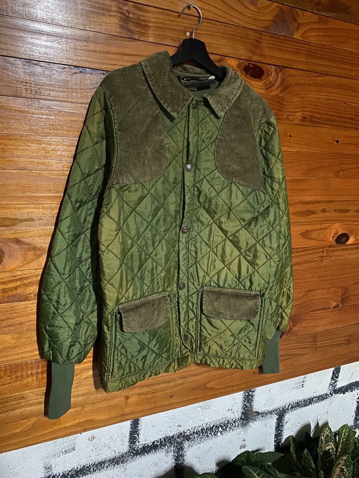 Vintage Vintage Hunting World Quilted Field Jacket Made in Britain Size US S / EU 44-46 / 1 - 7 Thumbnail