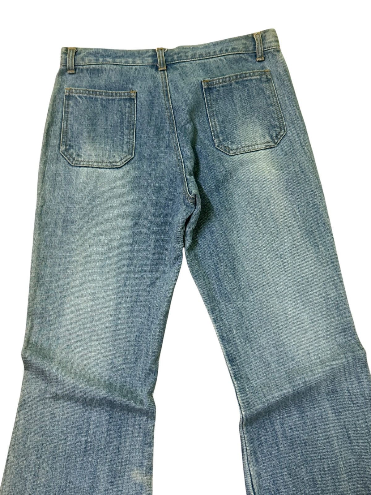 Japanese Brand Flare Vintage Daily Topics Studded Bell Bottom Denim Size US 28 / EU 44 - 10 Thumbnail