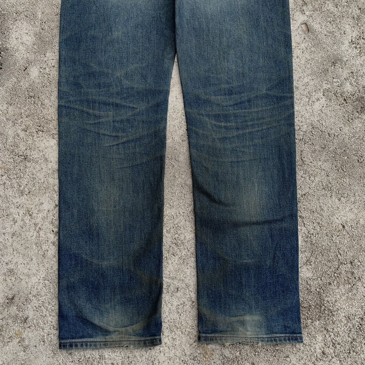Undercover × Uniqlo Y2K Japanese Kaihara Rusty Mudwash Train Tracks Denim W33 Size US 33 - 10 Thumbnail