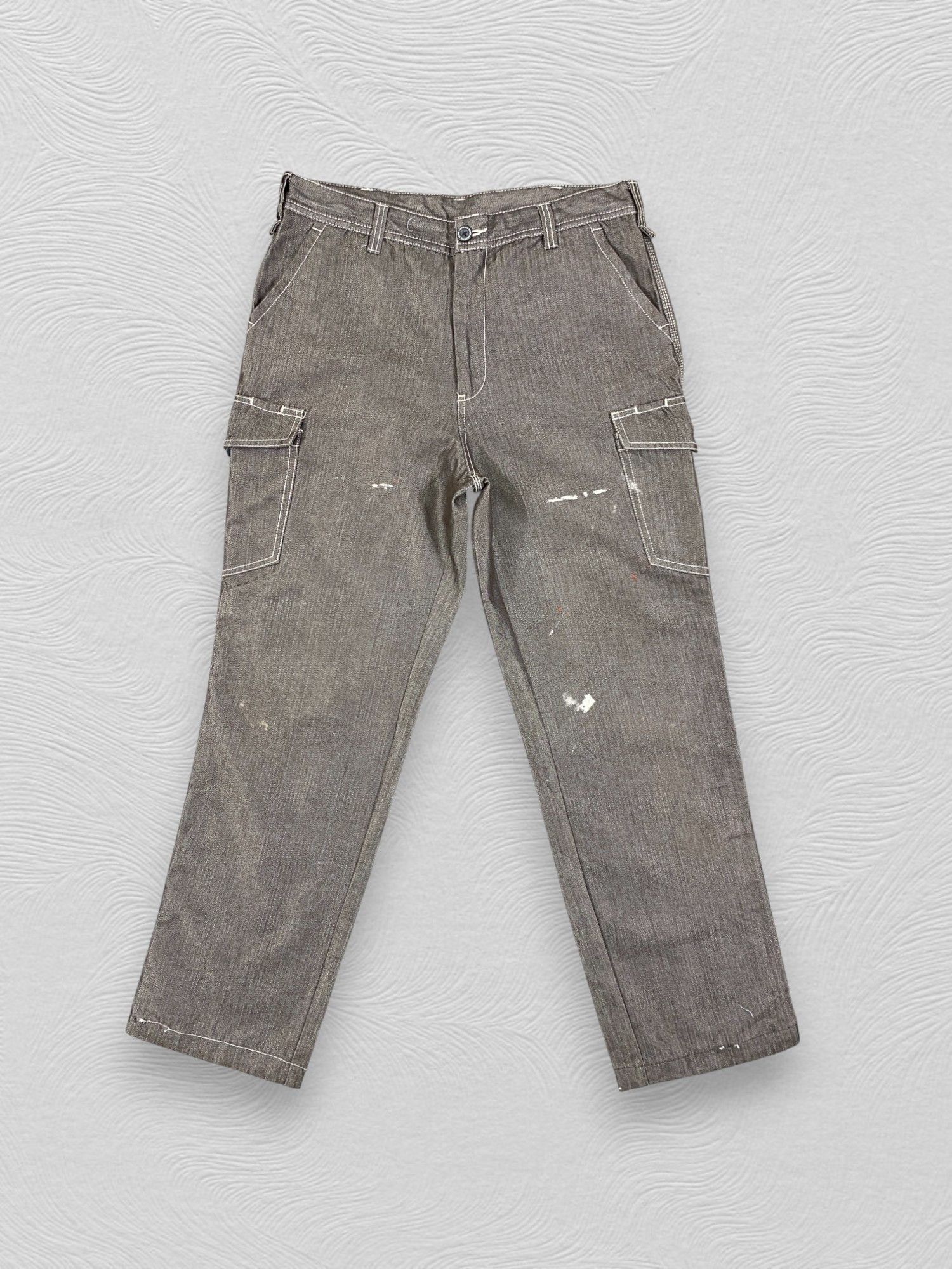 Japanese Brand Herringbone Japanese Brand MultiPocket Pants -CP297 Size US 34 / EU 50 - 1 Thumbnail