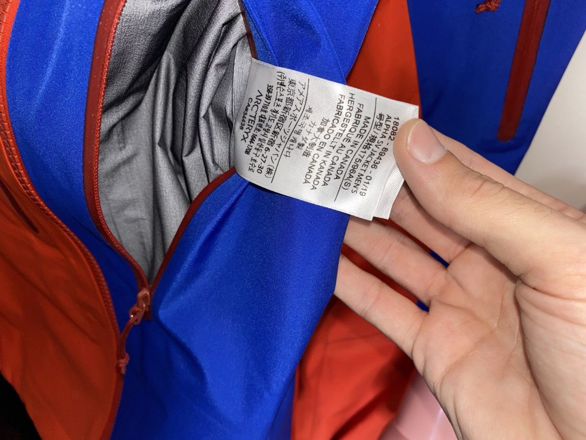 Arc'teryx × Goretex Arcteryx Alpha SV Color Blocked Regear Jacket Size US S / EU 44-46 / 1 - 8 Thumbnail