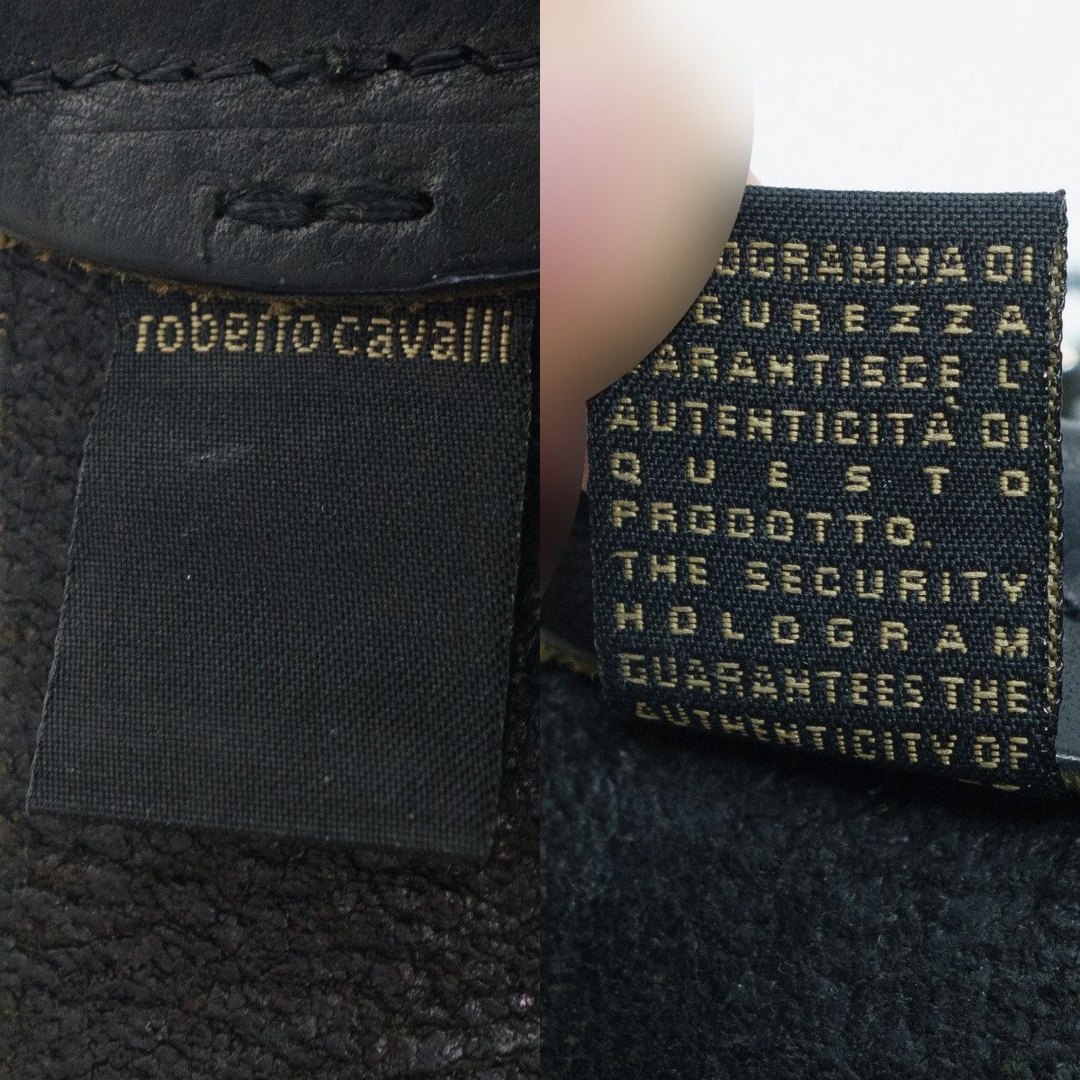 Just Cavalli Y2K Leather Crystal Encrusted Logo Plate Buckle Belt 00s Size ONE SIZE - 7 Thumbnail