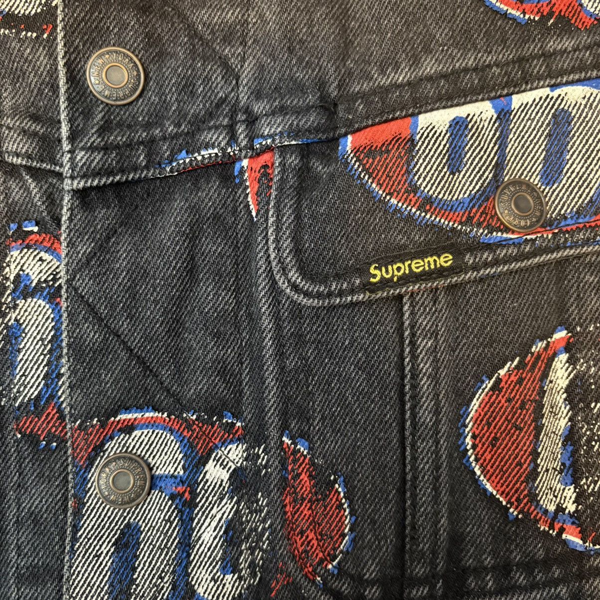 Supreme Supreme 666 Denim Trucker Jacket Size US L / EU 52-54 / 3 - 3 Thumbnail