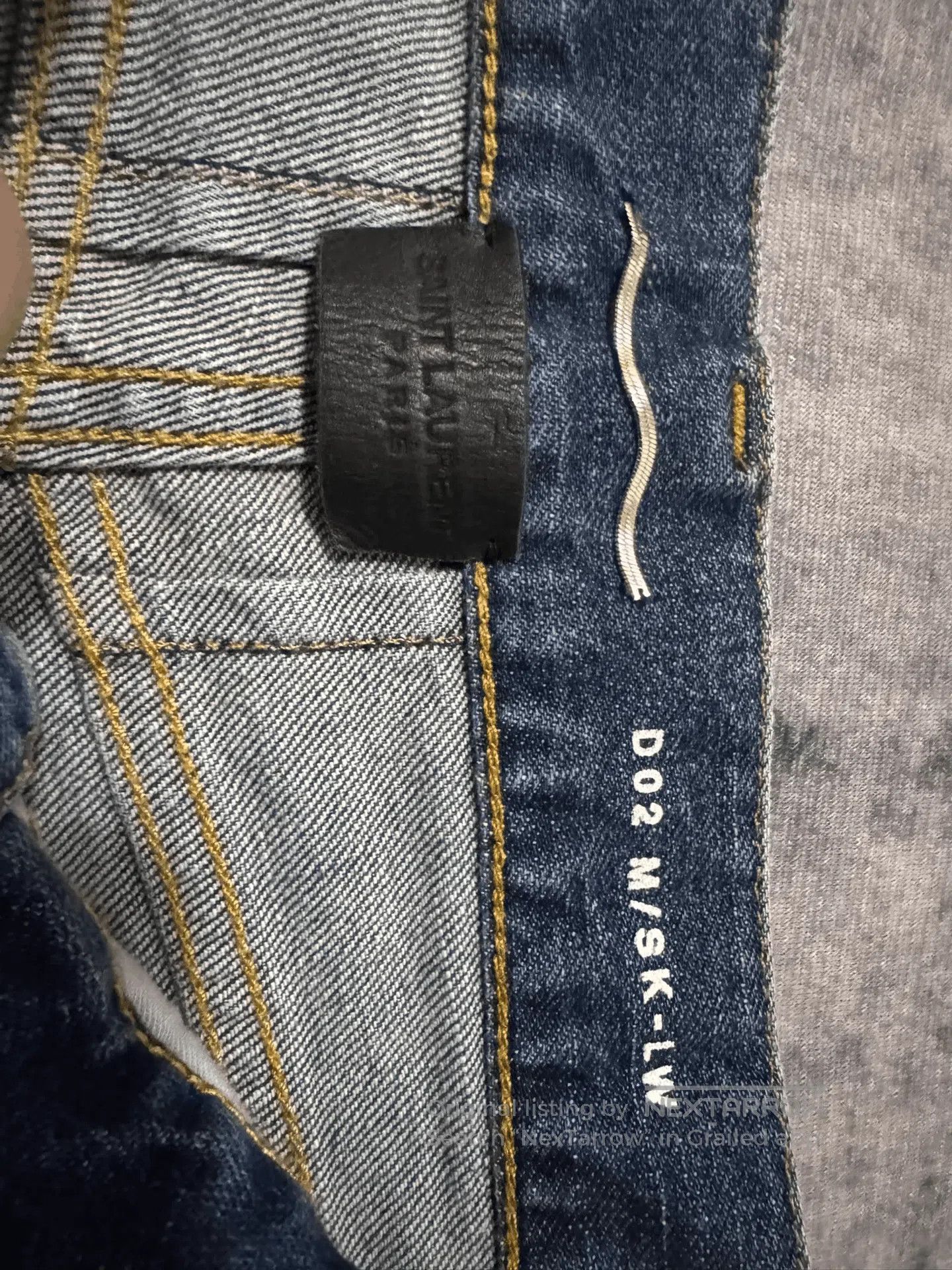 Saint Laurent Paris Saint Laurent Blue Denim Pants. Size US 28 / EU 44 - 6 Thumbnail