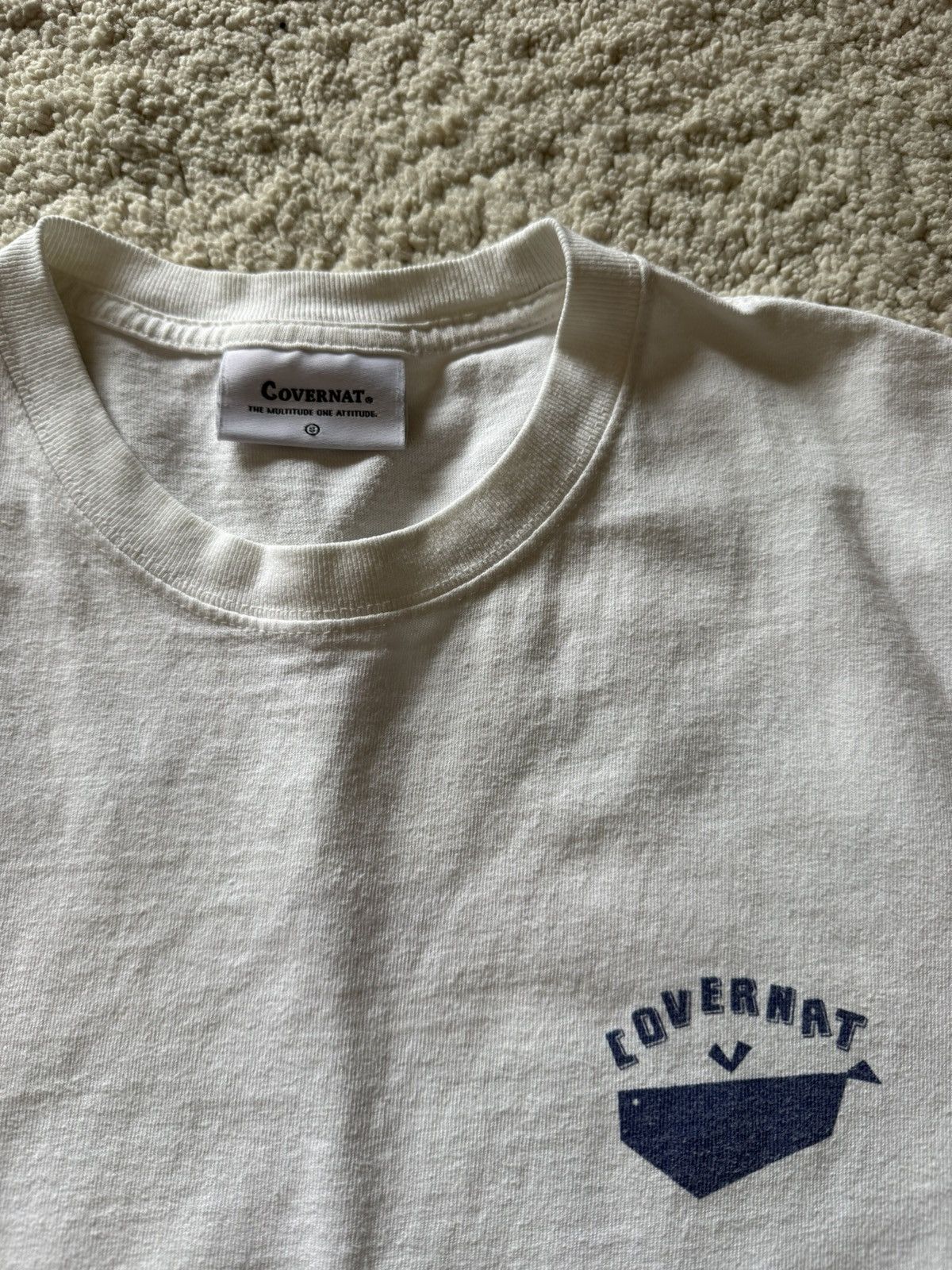 COVERNAT Covernat white t-shirt Size S (fits like medium) Size US S / EU 44-46 / 1 - 3 Thumbnail