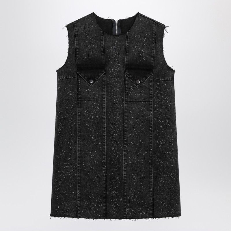 Namacheko Namacheko Dark Grey Mini Dress In Denim Size S / US 4 / IT 40 - 1 Thumbnail