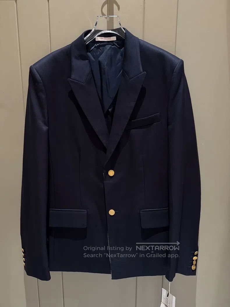 Valentino Valentino Long-sleeved lapel suit Size 50S - 1 Thumbnail