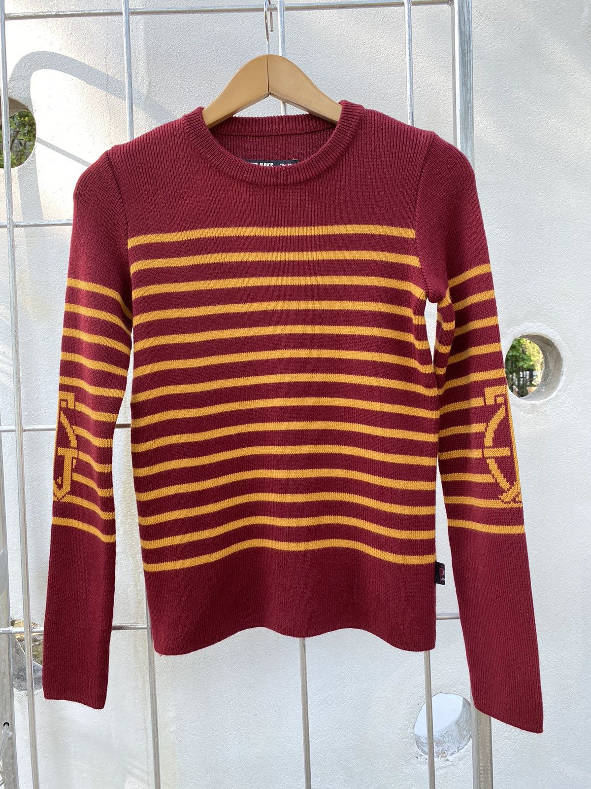 Jean Paul Gaultier Jean Paul Gaultier stripe/logo knitted sweater Size M / US 6-8 / IT 42-44 - 4 Thumbnail