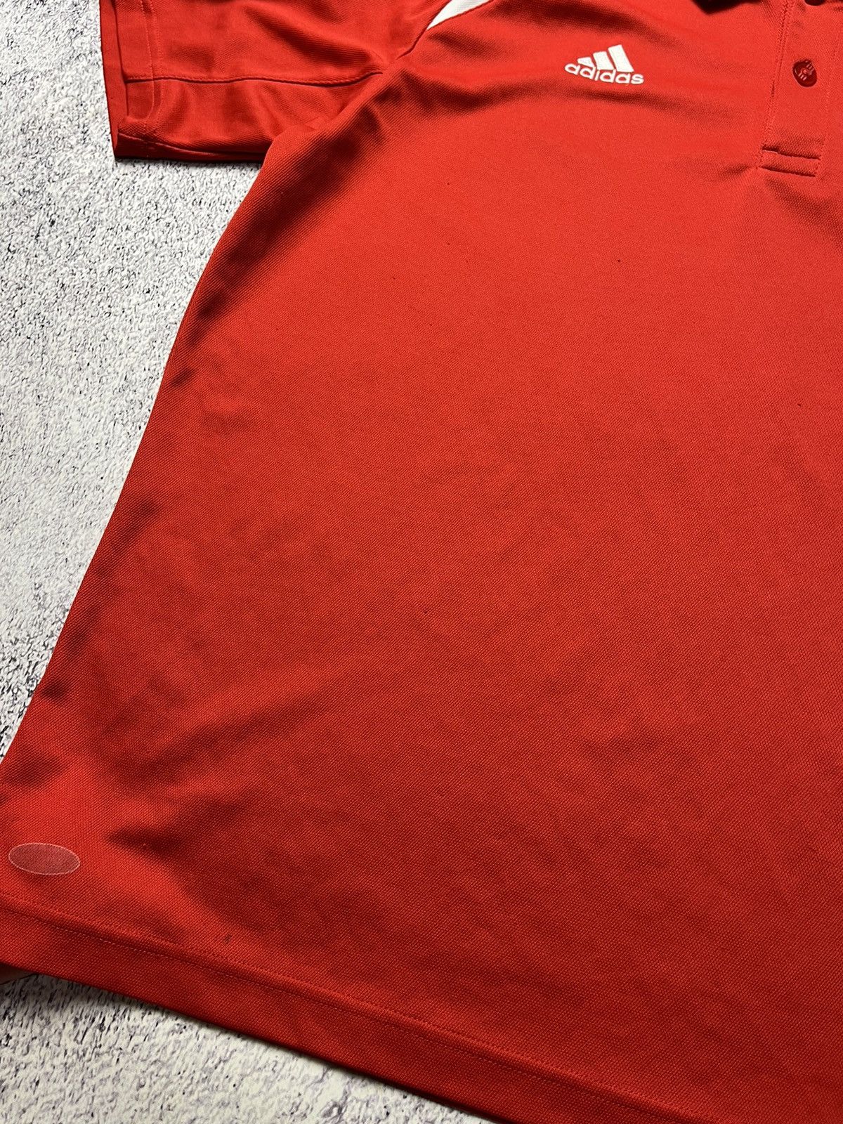 Adidas Men’s Vintage Adidas England Cricket Polo T-shirt Red Size US M / EU 48-50 / 2 - 11 Thumbnail