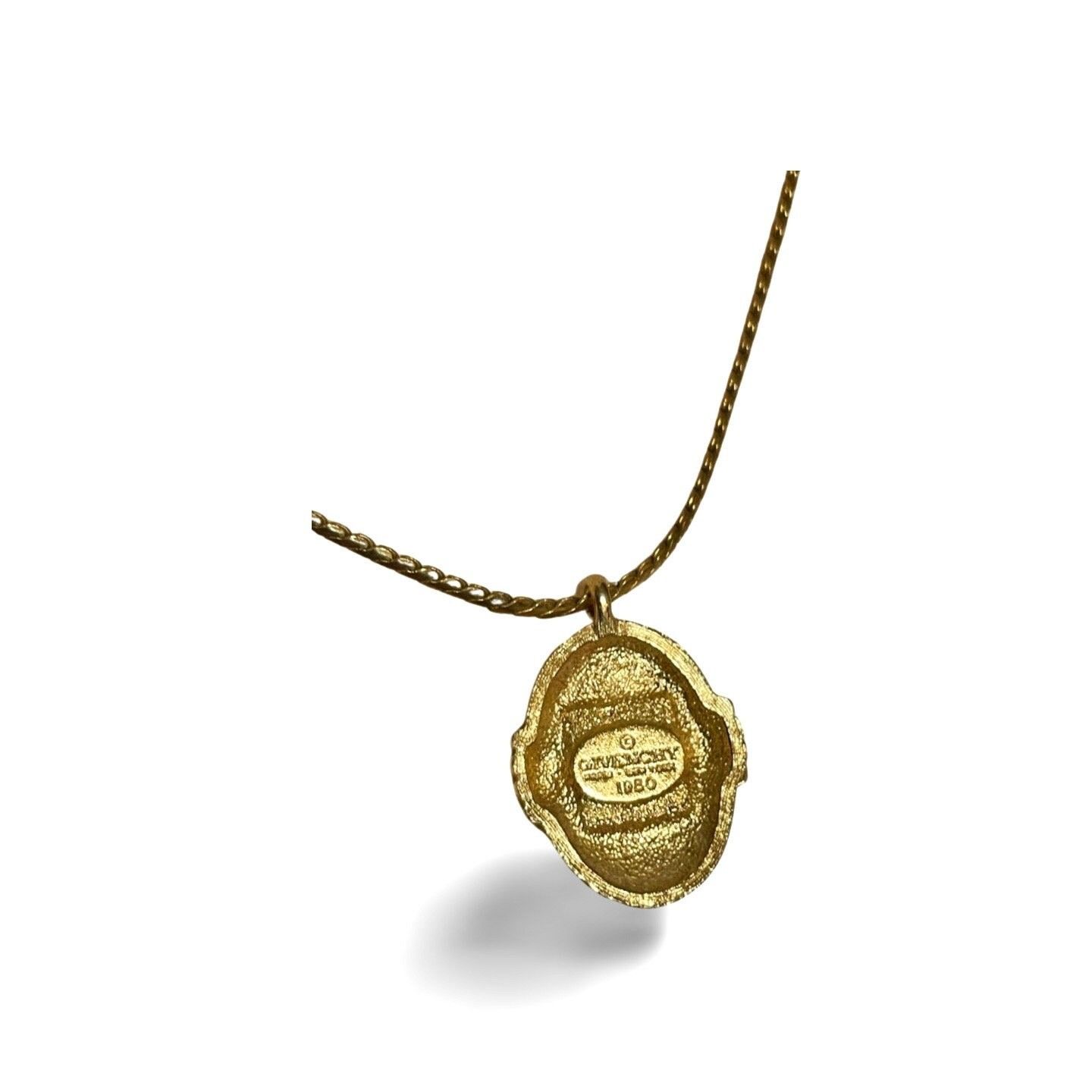 Givenchy Vintage Givenchy gold chain necklace with oval G logo top Size ONE SIZE - 6 Thumbnail