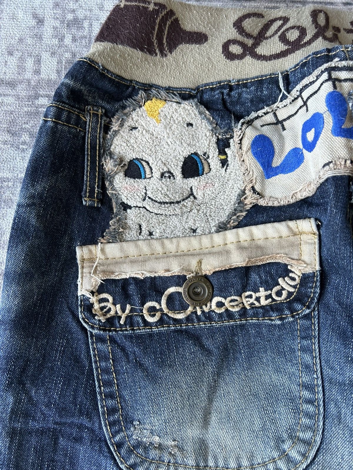 If Six Was Nine Lolita Cute Baby Jeans Size US 27 - 7 Thumbnail