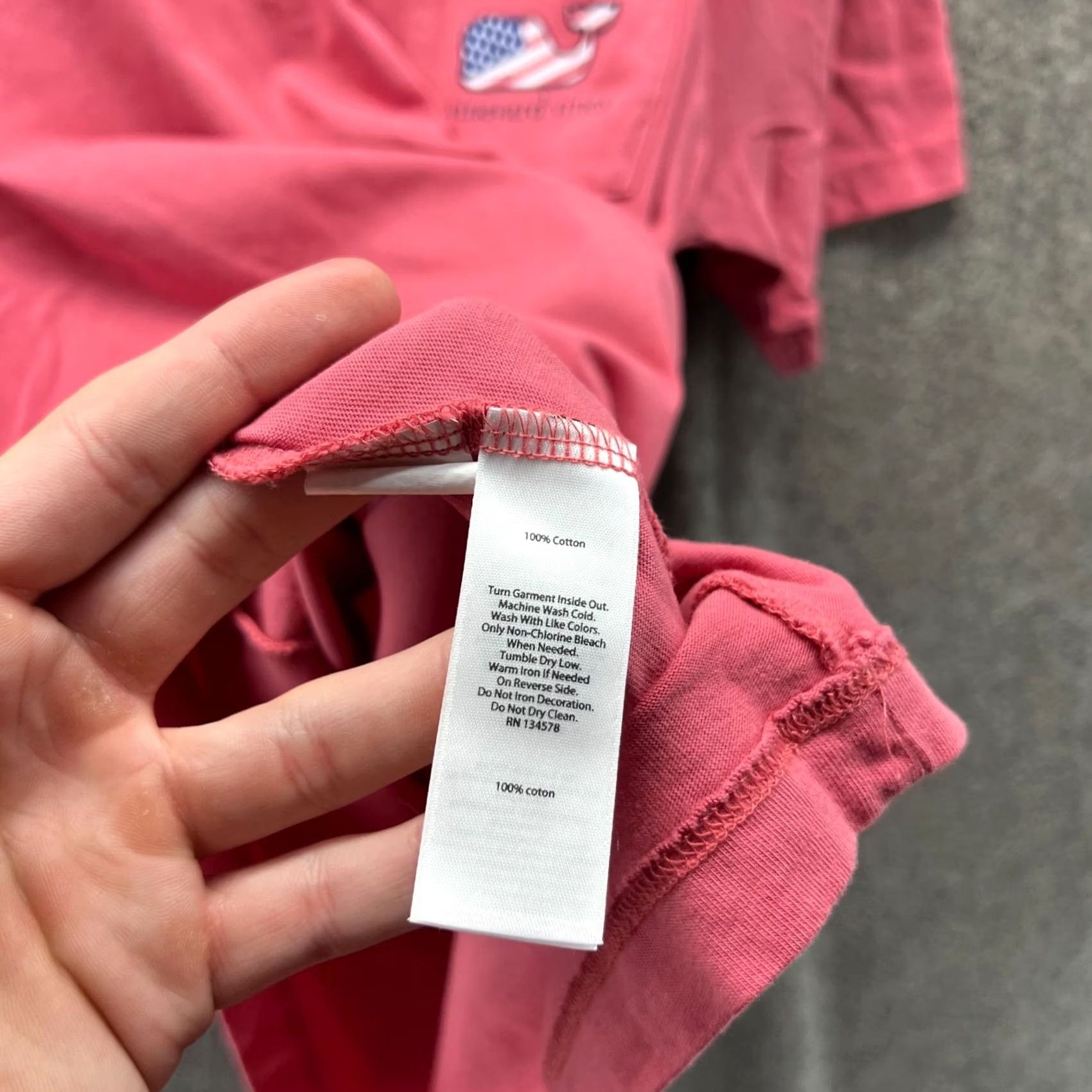 Vineyard Vines Vineyard Vines Shirt Mens M Pink Whale Logo USA Pocket Tee Crewneck Short Sleeve Size US M / EU 48-50 / 2 - 3 Thumbnail