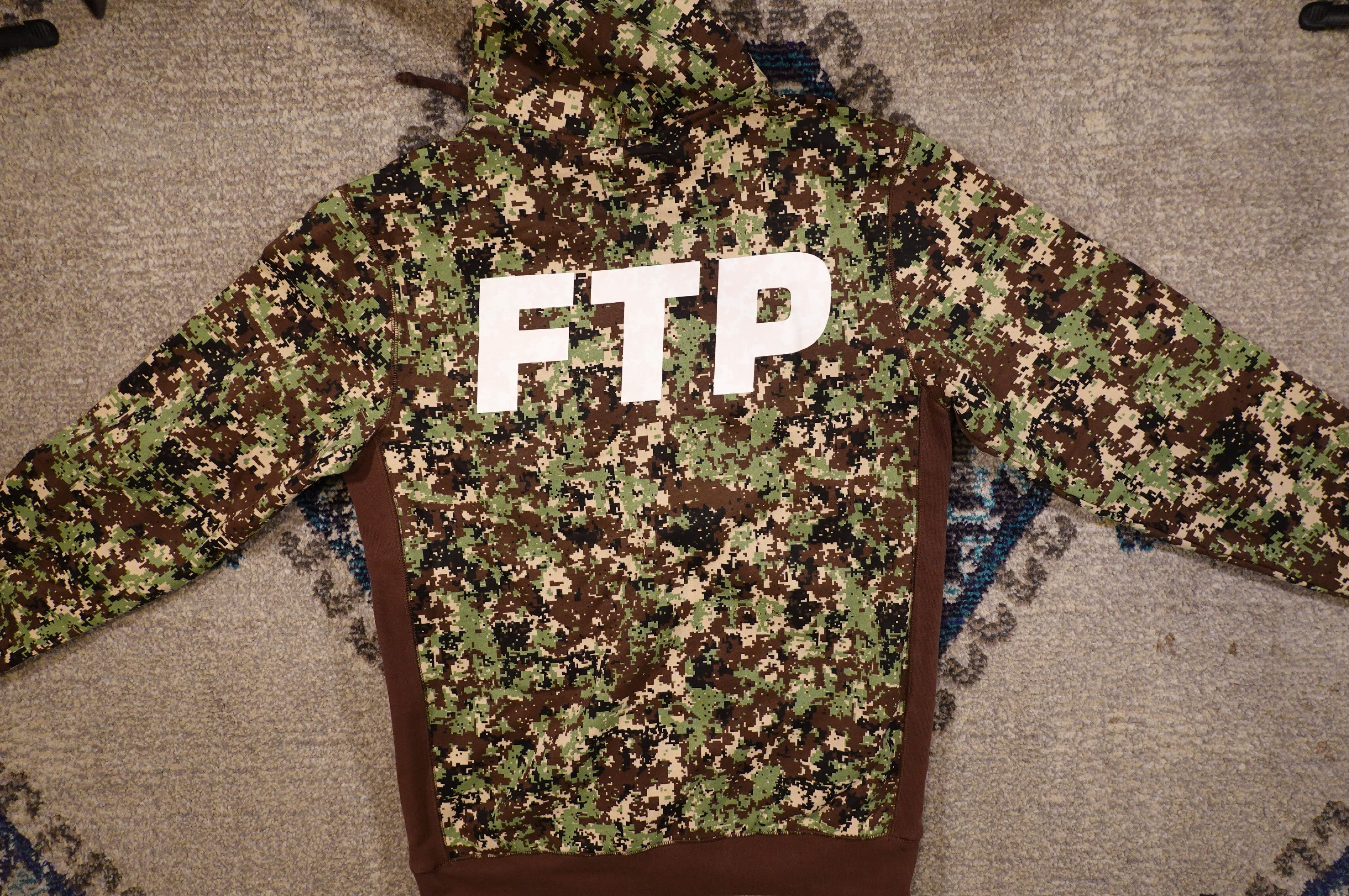 Fuck The Population Digital Camo Logo Pullover Size US M / EU 48-50 / 2 - 2 Thumbnail