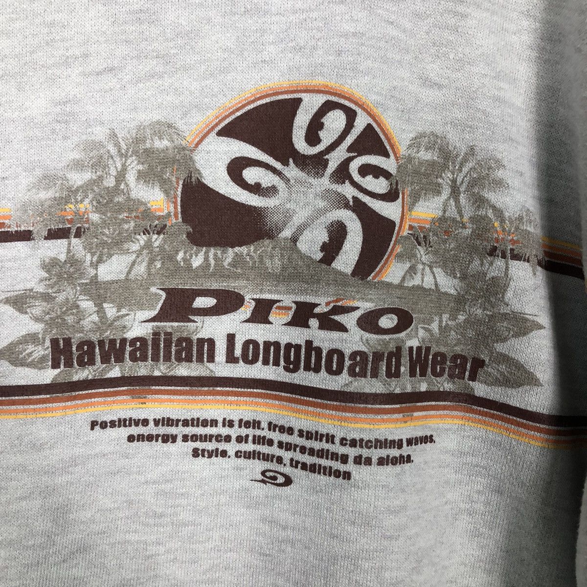 Japanese Brand × Vintage 📌Vintage Sweatshirt Piko Hawaii Design Big Logo Size US L / EU 52-54 / 3 - 13 Thumbnail