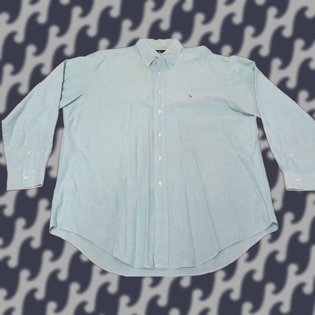 Ralph Lauren Ralph Lauren Yarmouth Shirt Men 16.5 35 Green Long Sleeve Button-Up Workshirt Mens Size US XL / EU 56 / 4 - 1 Thumbnail