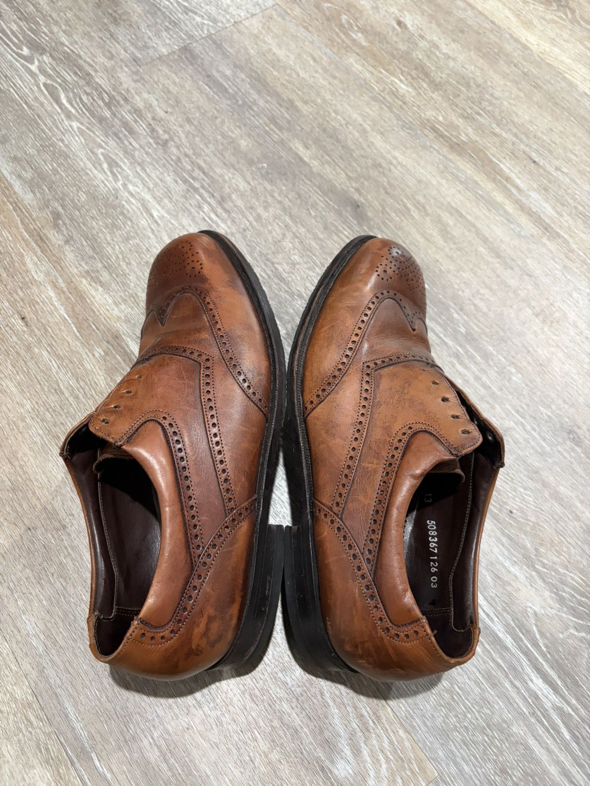 Florsheim Florsheim Magneforce Shoes Leather Wingtip Brogue Oxfords Size US 13 / EU 46 - 12 Thumbnail