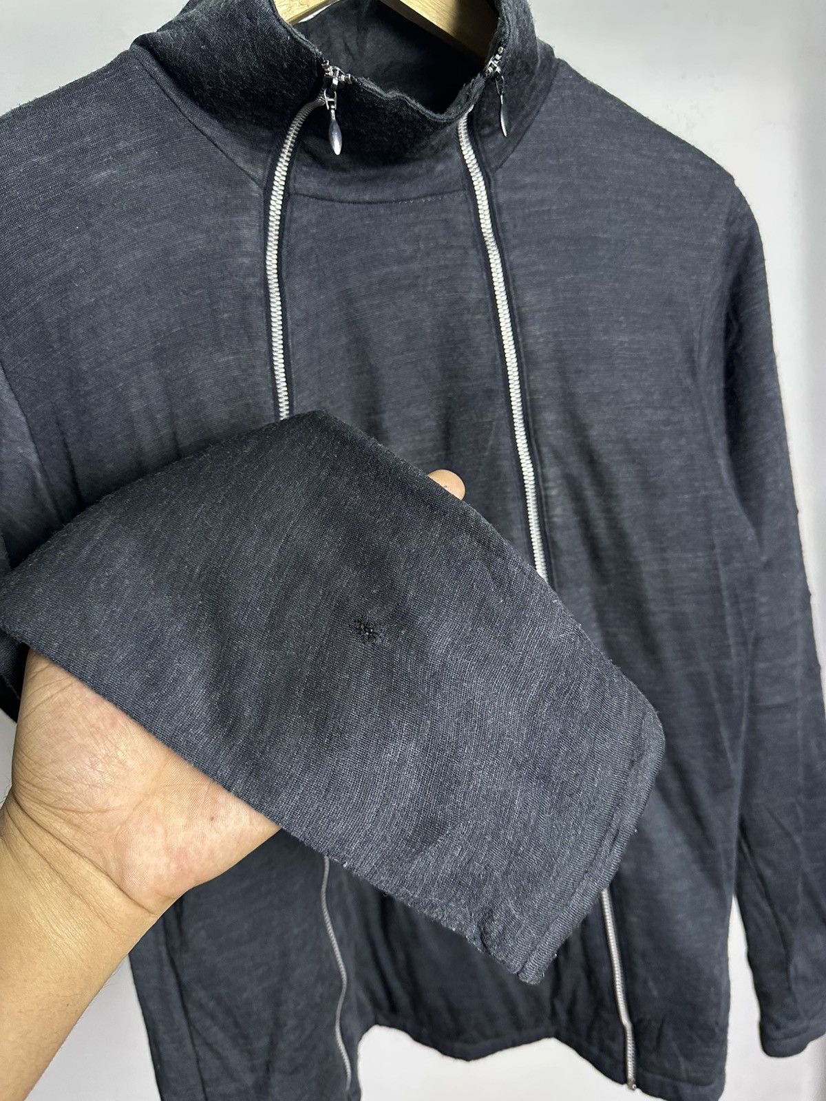 If Six Was Nine PPFM Double Zip Up Punk Asymmetrical Jacket Size US M / EU 48-50 / 2 - 5 Thumbnail