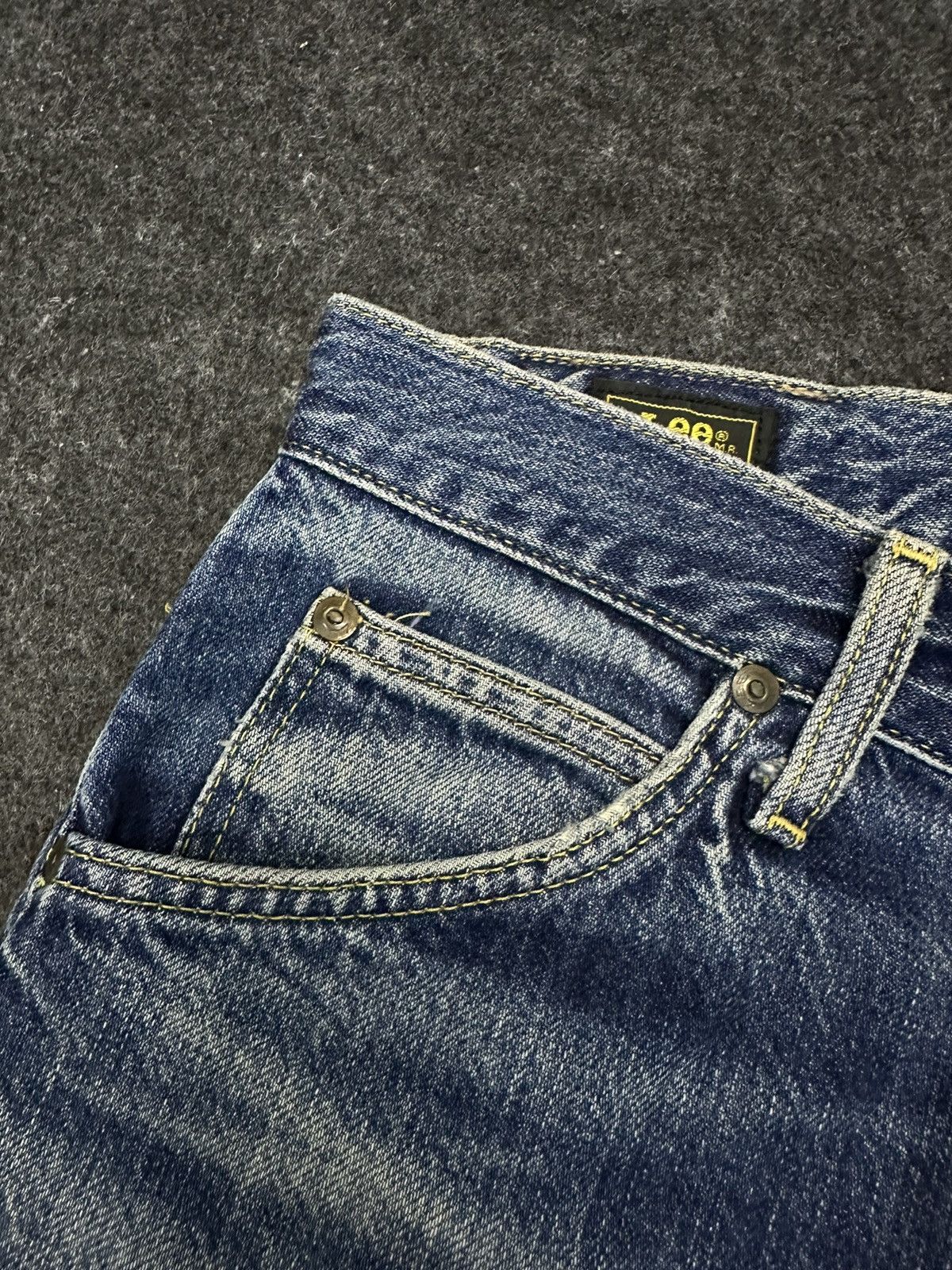 Lee Vintage 80s Lee Rider Sanforized Destroyed Denim 28x32 F34 Size US 28 / EU 44 - 8 Thumbnail