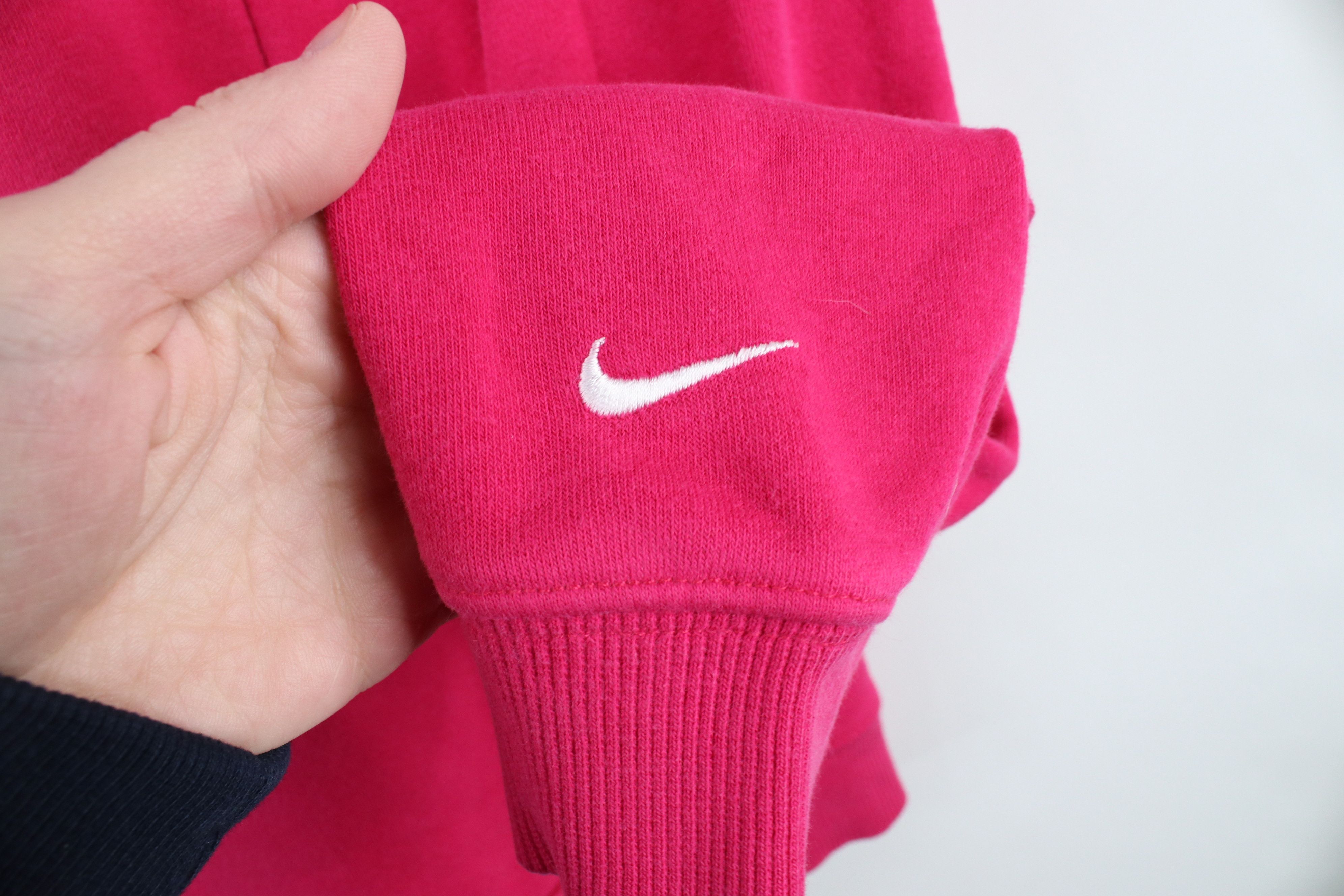 Nike × Vintage Vintage Y2K Nike Travis Center Swoosh Hoodie Sweatshirt Size M / US 6-8 / IT 42-44 - 4 Thumbnail