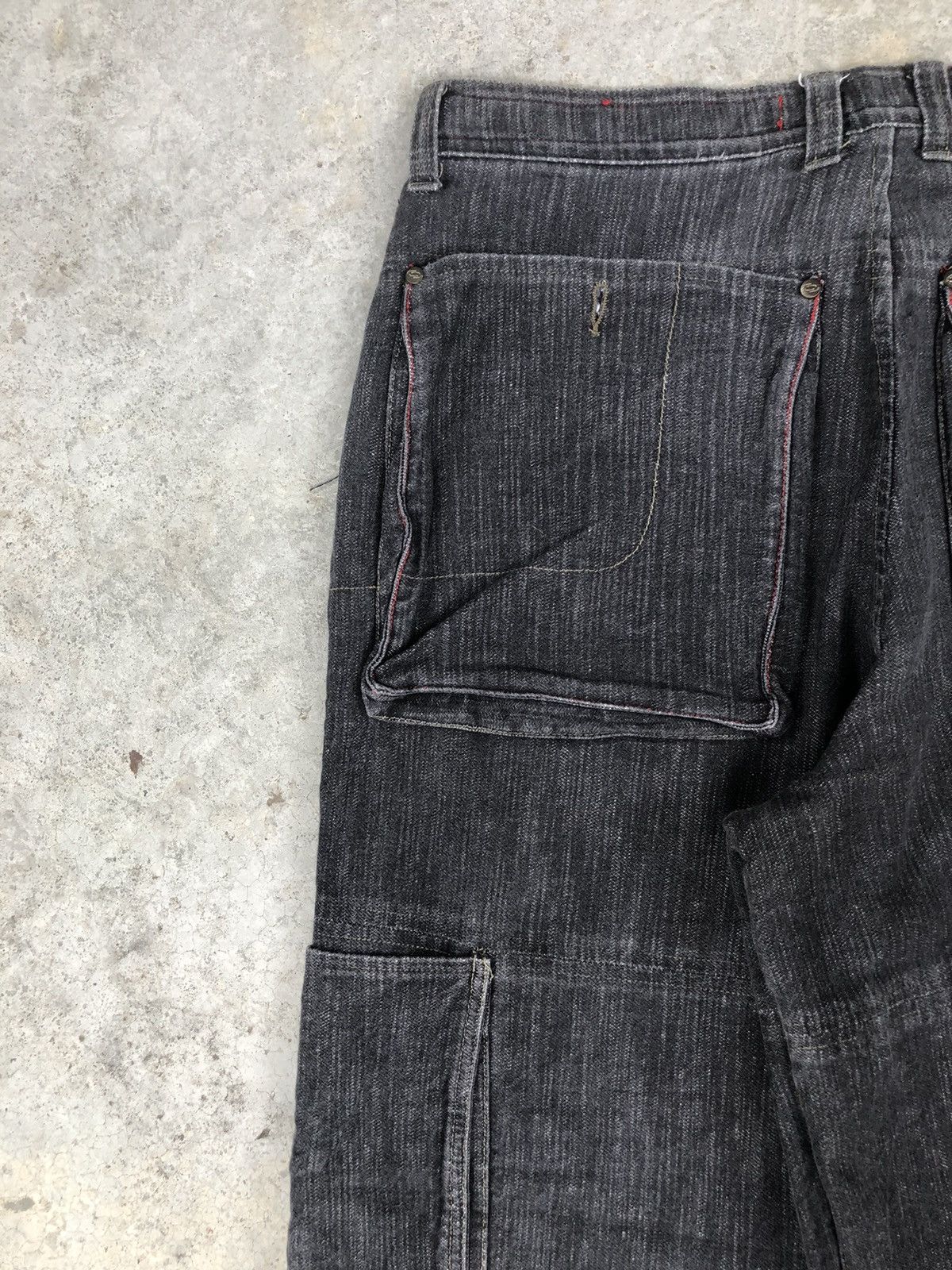 Vintage Japanese Soul Baggy Jeans Embroidered Jeans Hip Hop Cargo Size US 34 / EU 50 - 9 Thumbnail